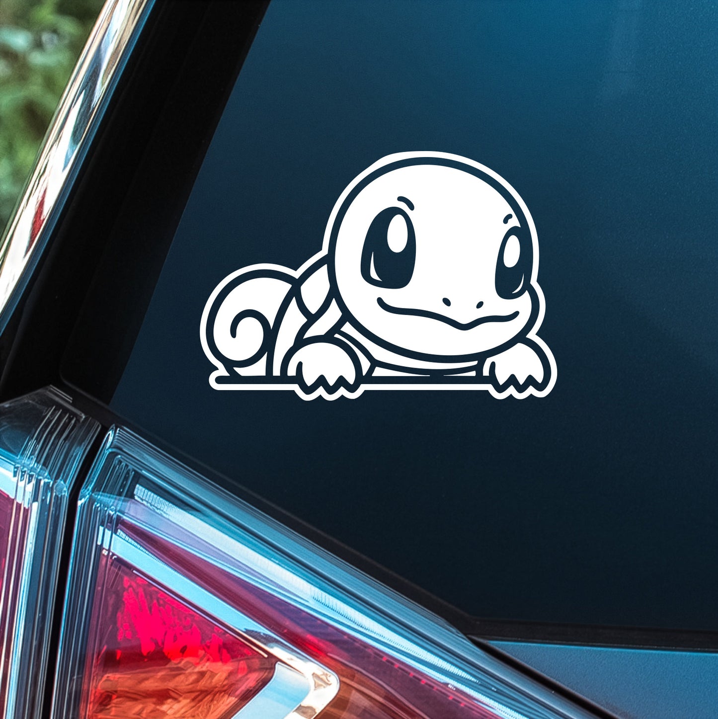 Pokemon (Squirtle Peeker)- Premium Vinyl Decal