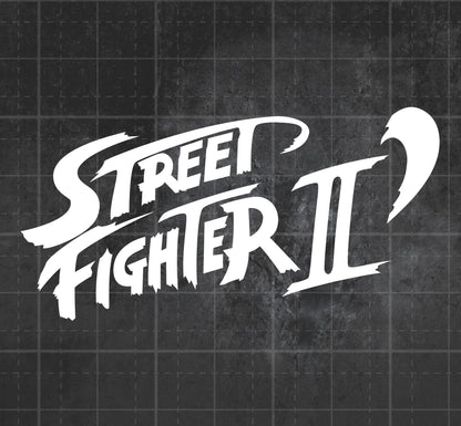Street Fighter 2 Logo - Premium Vinyl Decal