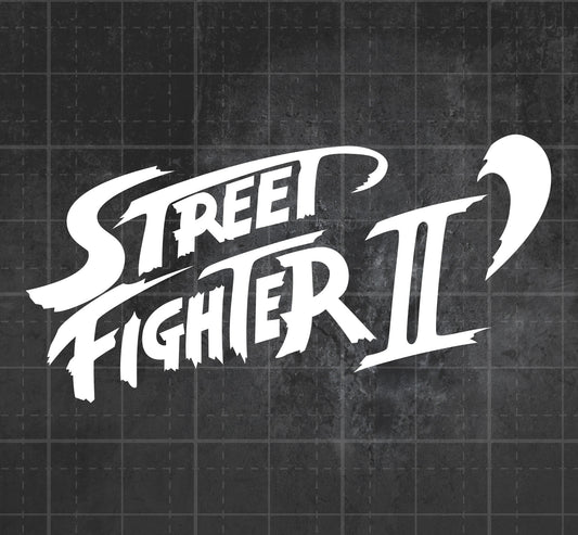 Street Fighter 2 Logo - Premium Vinyl Decal