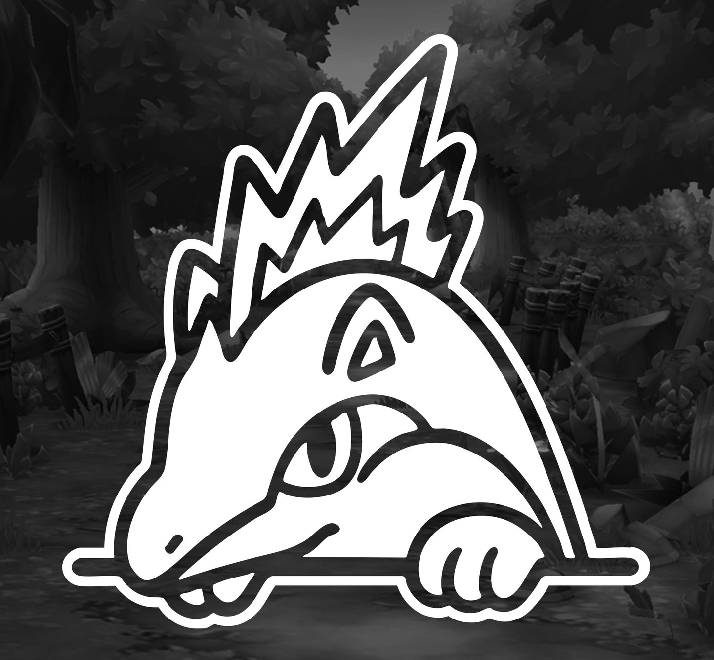 Pokemon (Typhlosion Peeker)- Premium Vinyl Decal