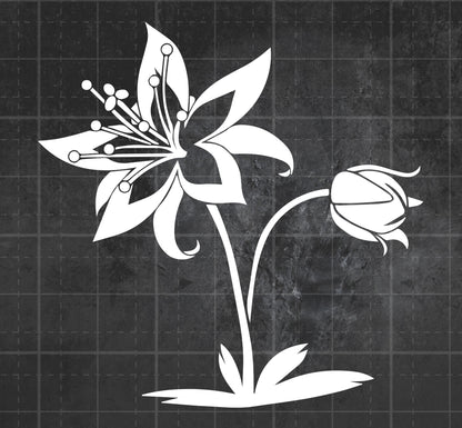 The Legend of Zelda (Breath of the Wild Flower) - Premium Vinyl Decal