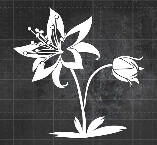 The Legend of Zelda (Breath of the Wild Flower) - Premium Vinyl Decal