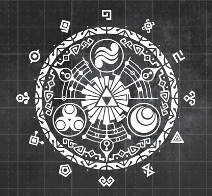 The Legend of Zelda Magic Circle (Large) - Premium Vinyl Decal