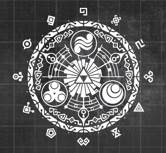 The Legend of Zelda Magic Circle (Large) - Premium Vinyl Decal