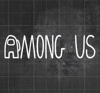 Among Us Logo - Premium Vinyl Decal