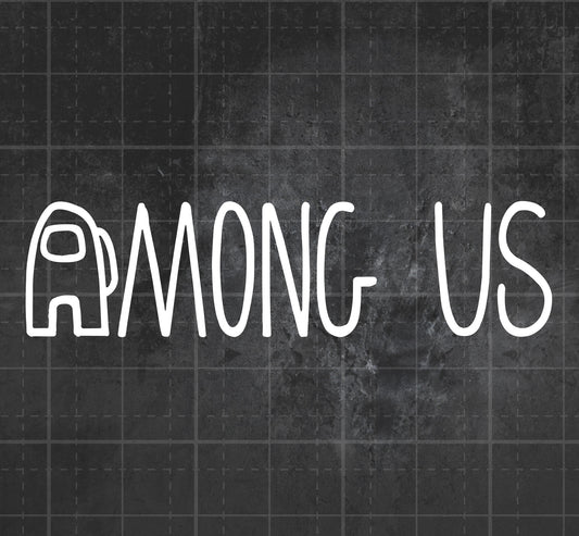 Among Us Logo - Premium Vinyl Decal