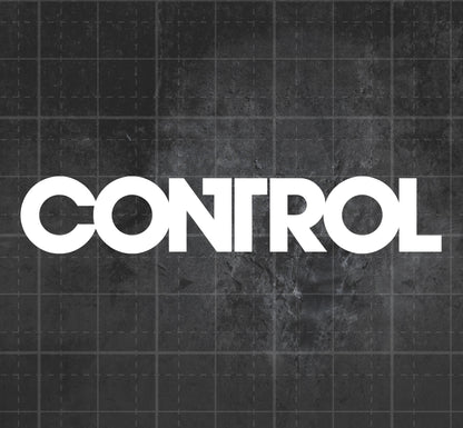 Control - Premium Vinyl Decal – Riot! Sticker Co.