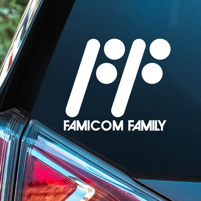 Famicom Family - Premium Vinyl Decal