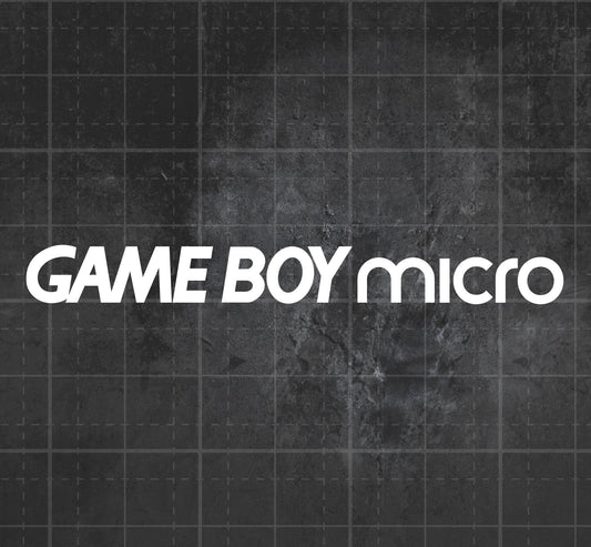 Game Boy Micro - Premium Vinyl Decal