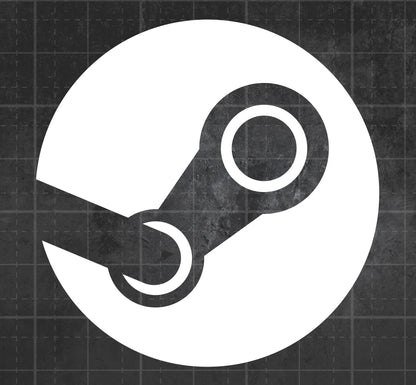 Steam Logo - Premium Vinyl Decal